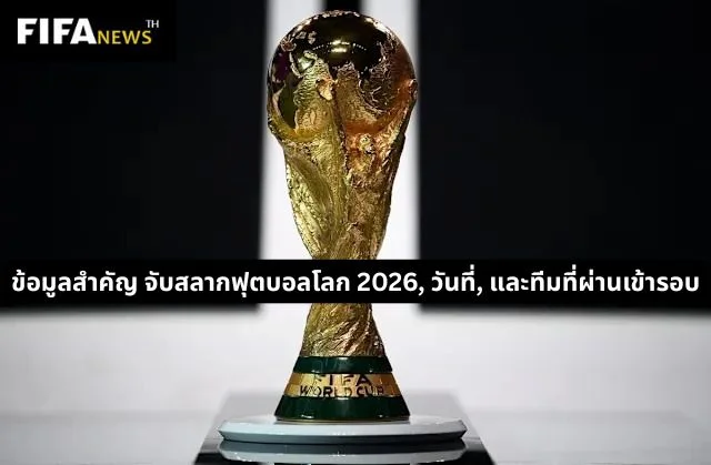 ข้อมูลสำคัญ จับสลากฟุตบอลโลก 2026, วันที่, และทีมที่ผ่านเข้ารอบ